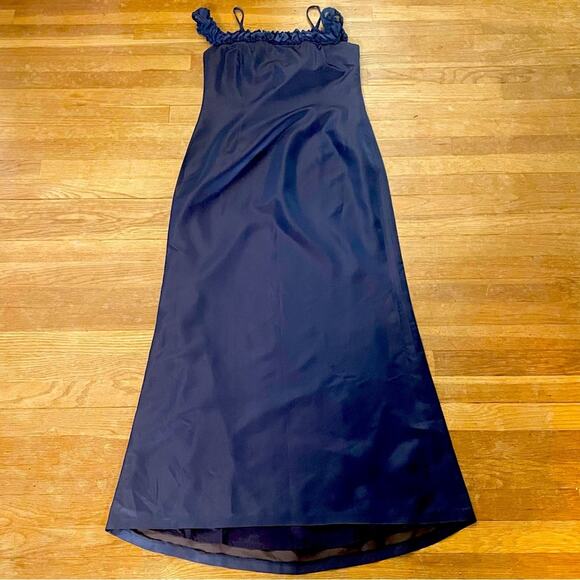 C2C CEDOSCE Navy Blue Formal Dress Maxi B3 - Picture 1 of 5